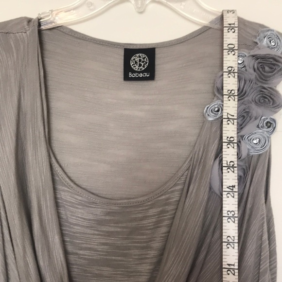 Bobeau Embellished Cowl-Neck Tank - Picture 9 of 14